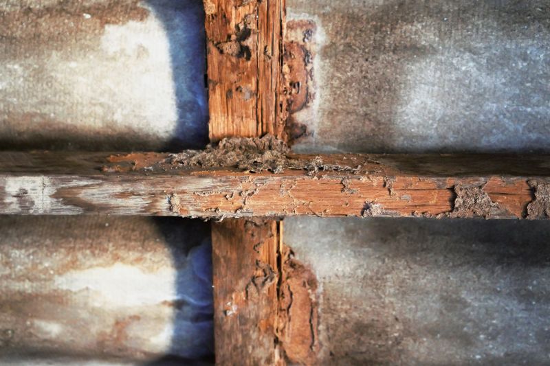 Damaged Wooden Beams